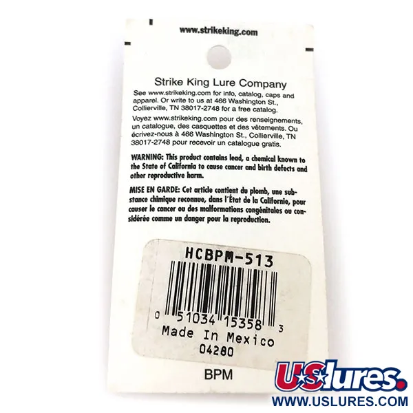 Strike King Bitsy Minnow Wobbler, Fire Tiger, 3,5g, Rasslande, #10842