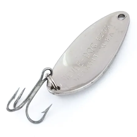 Dardevle Devle Dog 5200 Skeddrag, Nickel, 7g, Vintage, #10877