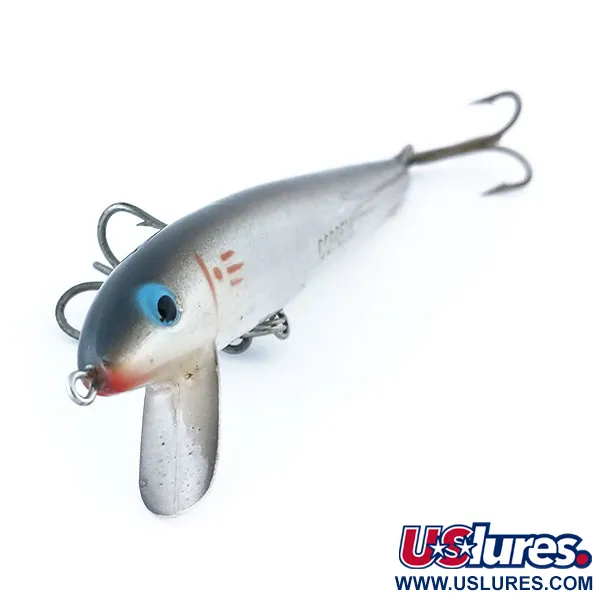 Cotton Cordell Red Fin Wobbler, Silver, 9g, Metallsked, #10894