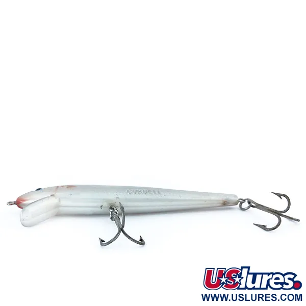 Cotton Cordell Red Fin Wobbler, Silver, 9g, Metallsked, #10894