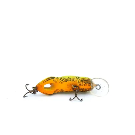 Rebel Wee-Crawfish Shallow UV Wobbler, Brun/Gul, 2.5g, UV, #10904