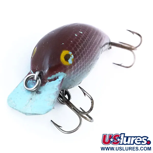 Cotton Cordell Big O Wobbler, Brun / Ljusblå, 7g, Rassel, #10919