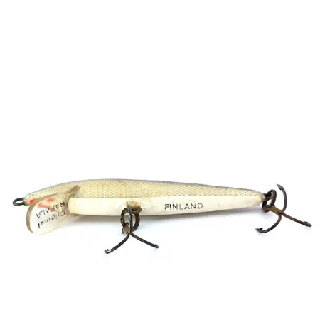 Rapala Original Floater F6 Wobbler, S (Silver), 3g, Balsaträ, #10923