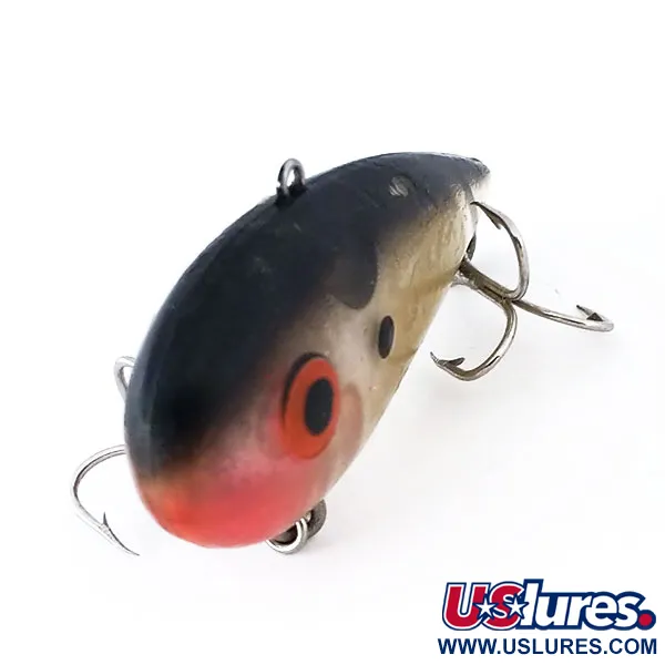 Bomber Pinfish Hard Knock Lipless, Black Red, 12g, Rassel, #10924