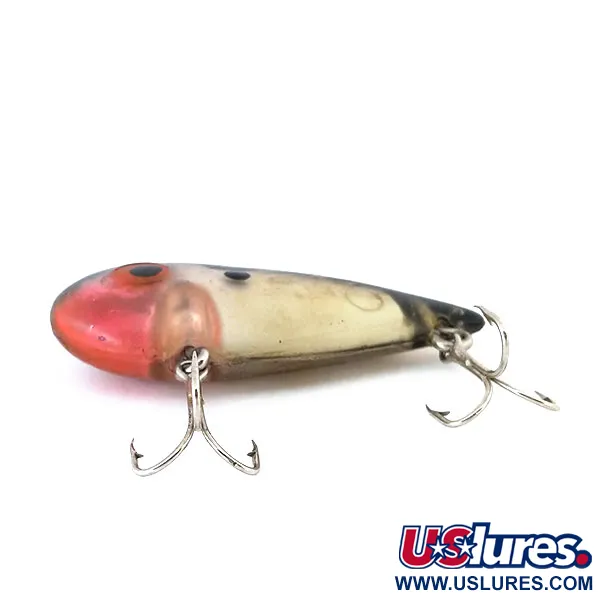 Bomber Pinfish Hard Knock Lipless, Black Red, 12g, Rassel, #10924