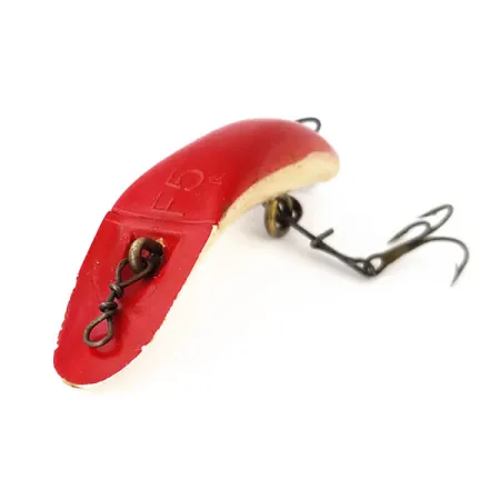 Worden Flatfish F5 Wobbler, Röd / Vit, 2g, Dragrodd, #10926