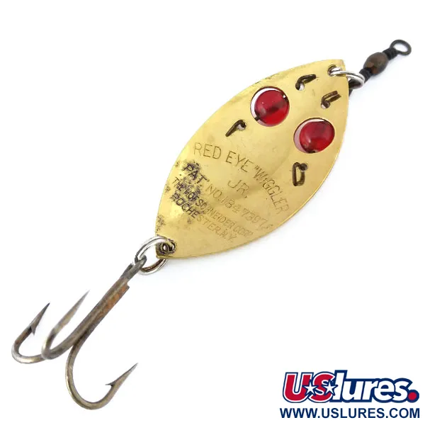 Hofschneider Red Eye junior Skeddrag, Guld / Röd, 13g, Glas, #10929