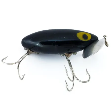 Fred Arbogast Jitterbug Ytbete, Black, 14g, Metallsked, #10941