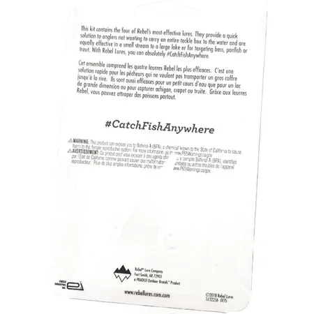 Rebel Ultralight Kit Betesset, Fire Tiger, 4 Beten, #10944