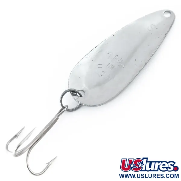 Worth Chippewa Steel Spoon Skeddrag, Hamrad nickel, 10g, #10965