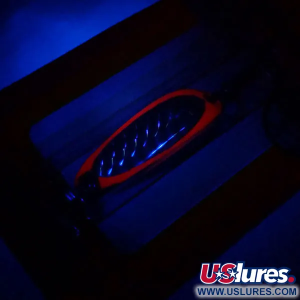 Luhr Jensen Krocodile UV Skeddrag, Fire / Silver, 7g, UV-Finish, #10977