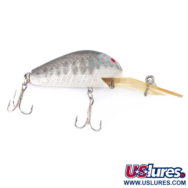 Norman Norman Vintage Crankbait, Grå, 10g, Fjällmönster, #10994