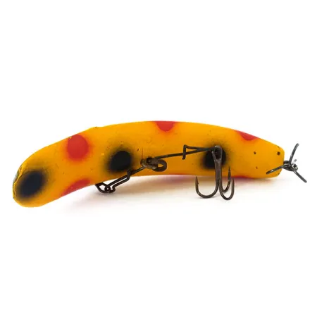 Yakima Bait FlatFish X5 Wobbler, Gul/Röd/Svart, 7g, Vintage, #10995