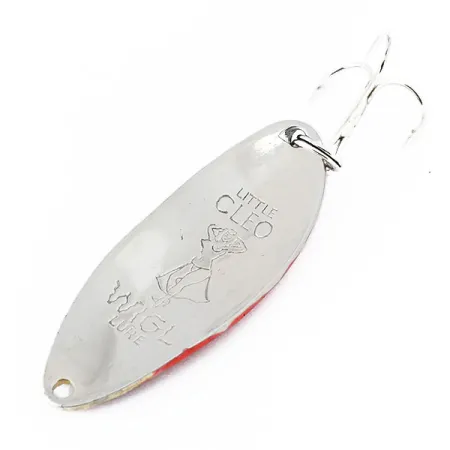Seneca Little Cleo (Hula Girl) Skeddrag, Nickel/Röd, 14g, Gravyr, #11021
