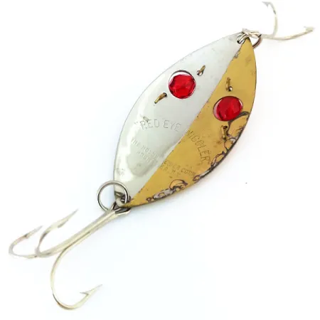 Hofschneider Red Eye Wiggler Skeddrag, Guld/Nickel, 25g, Röda Ögon, #11025