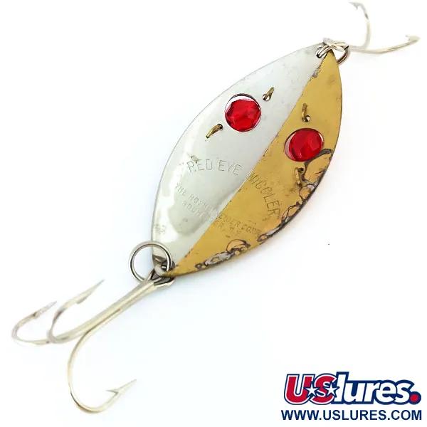 Hofschneider Red Eye Wiggler Skeddrag, Guld/Nickel, 25g, Röda Ögon, #11025