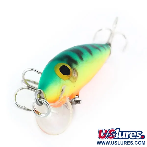 Rapala Countdown S4 UV Wobbler, Fire Tiger, 4g, UV-färg, #11031