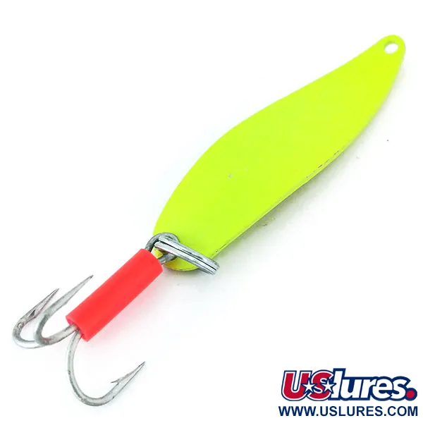 Mepps Syclops 1 UV Skeddrag, Chartreuse, 12g, UV-reaktiv, #11032