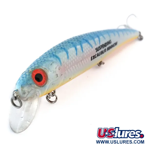 Excalibur KVD Signature Minnow Suspending, Blå-Vit, 14g, #11037