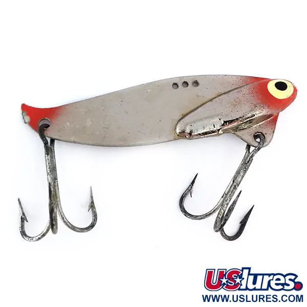 Heddon Sonar 433 Blade Bait, Nickel / Röd, 14g, Tre Fästpunkter, #11052