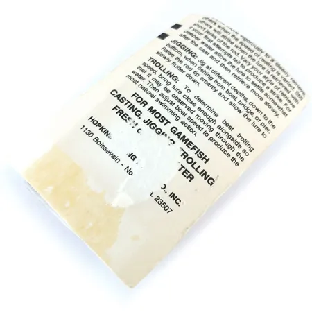 Hopkins Shorty Jig Lure Skeddrag, Hamrat guld, 21g, Vintage, #11072