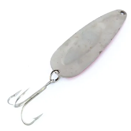 Worth Chippewa Steel Spoon Skeddrag, Röd / Vit / Nickel, 17g, #11082