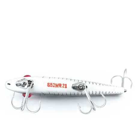 Mirrolure Classic Series 52MR Sinking Twitchbait, Silver, 14g, #11087