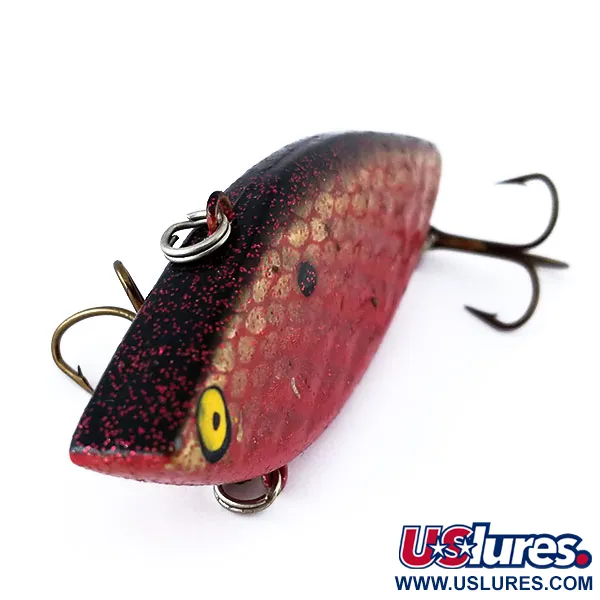 Strike King Diamond Shad Lipless Crankbait, Mörkröd, 14g, Vintage, #11089