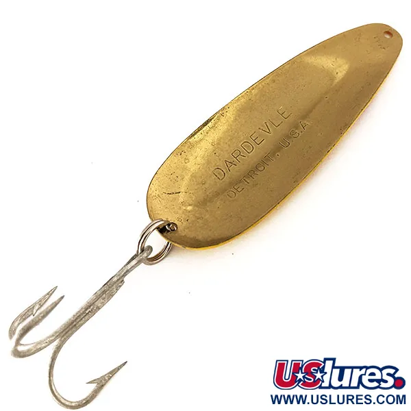 Eppinger Dardevle Skeddrag, Gul Röda Rutor, 28g, Vintage, #11124