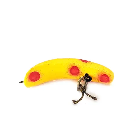 Yakima Bait FlatFish F3 Drag, Gul / Röd, 0,9g, Bananform, #11141