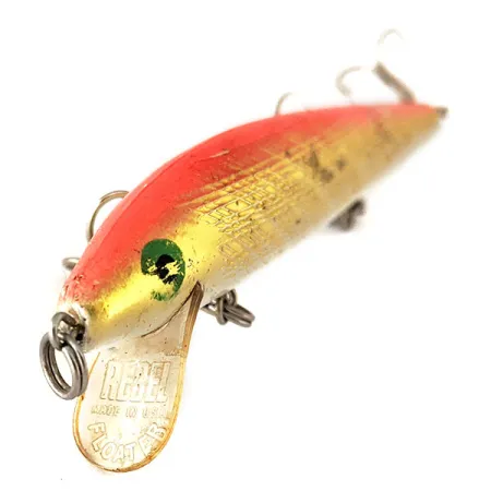Rebel Floater F12 Vobbler, Guld / Orange, 9g, Flytande, #11148