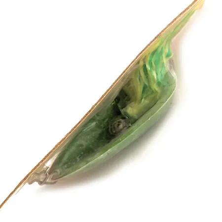 Hydro Lures Weedless Hydro Spoon Skeddrag, Grön, 17g, Vasskyddad, #11152