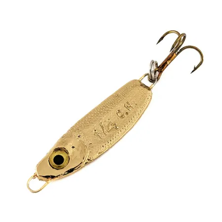 Luhr Jensen Crippled Herring Jig, Guld, 7g, Hamrad finish, #11174