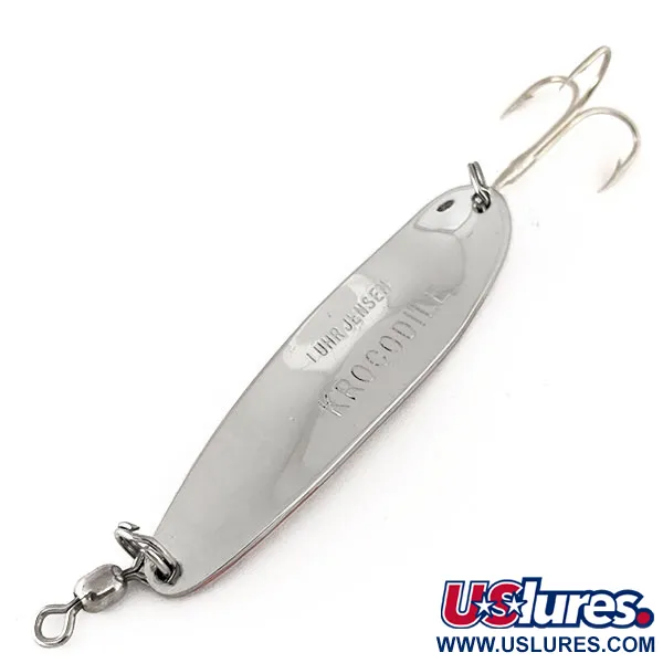 Luhr Jensen Krocodile Die #4 Skeddrag, Nickel / Röd, 14g, Kast, #11177