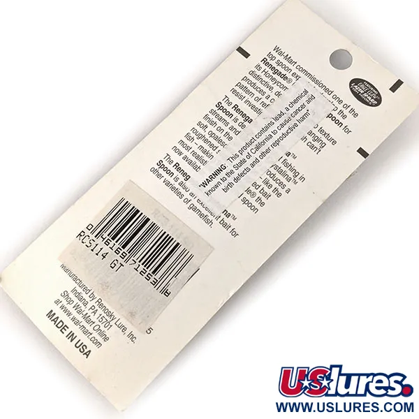 Renegade Crystalina Spoon, Guld-Orange, 11g, Skeddrag, #RCS114 GT