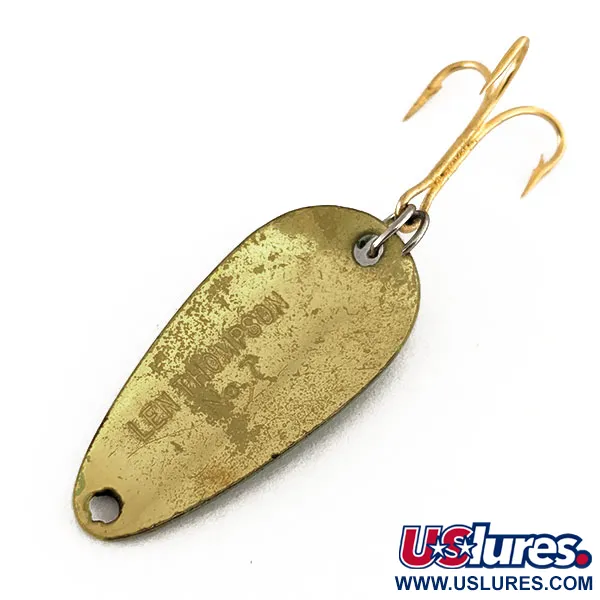 Len Thompson #7 Skeddrag, Grön/Mässing, 5g, Massiv Mässing, #11191