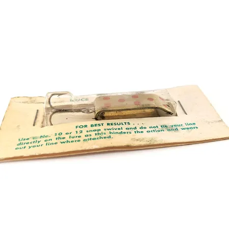 Jake's Lures Lil Jake Skeddrag, Brass / Red, 9g, USA, #11197