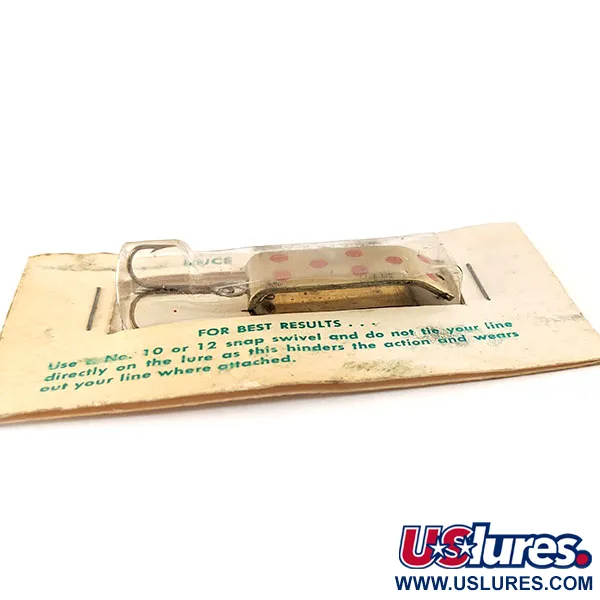 Jake's Lures Lil Jake Skeddrag, Brass / Red, 9g, USA, #11197