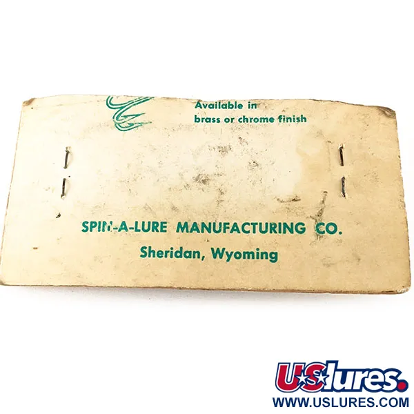 Jake's Lures Lil Jake Skeddrag, Brass / Red, 9g, USA, #11197