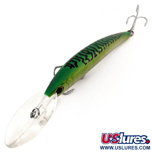 FishHouse Crystal Minnow Deep Diver Wobbler, Fire Tiger, 25g, #11209