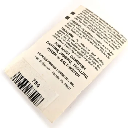 Hopkins Shorty 75 Pirken, Guld, 21g, Smitt Rostfritt Stål, #11237