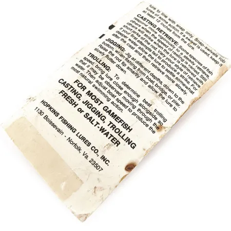 Hopkins Shorty 45 Jig Lure, Hamrad nickel, 14g, Jiggbete, #11240