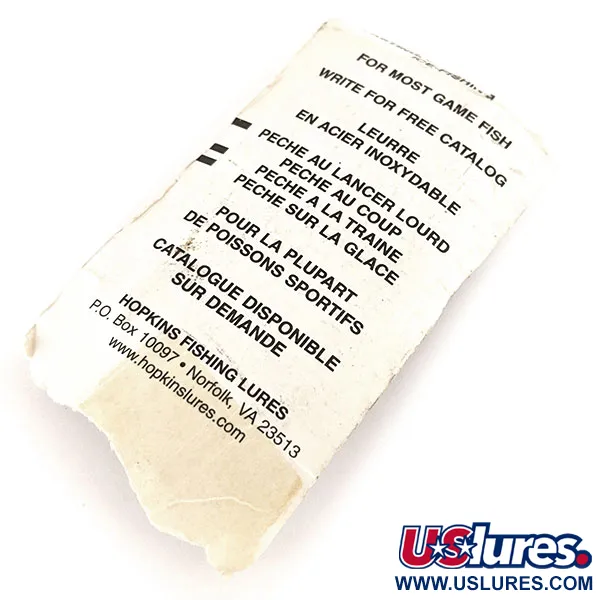 Hopkins Shorty S1 Skeddrag, Hamrad nickel, 9g, Hamrad, #11241