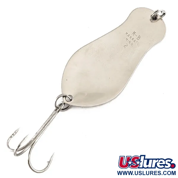 K-B Bait K-B Spoon Skeddrag, Nickel, 14g, Vintagedesign, #11251