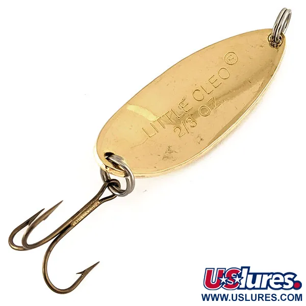 Acme Little Cleo Skeddrag, Guld, 18g, Puckelform, #11252