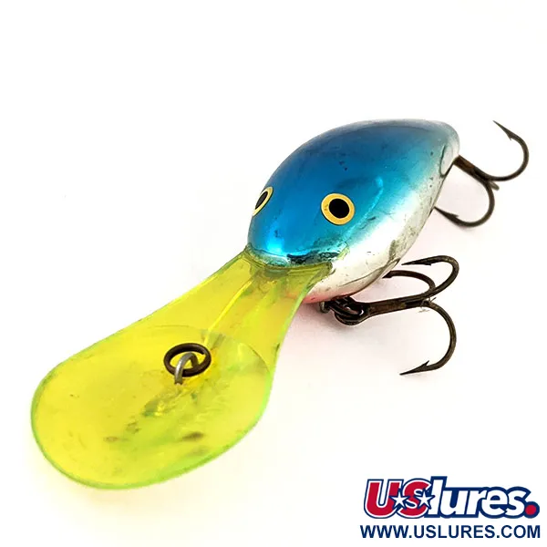 Rapala Down Deep Rattlin Fat Rap, Blå Krom, 17g, 8.5m, #11274