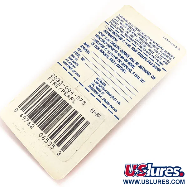 Luhr Jensen Pro Trout 4 UV Spinnare, Fire Pearl, 8g, UV-sken, #11276