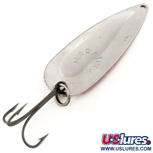 Marathon Marathon Skeddrag, Röd / Vit / Nickel, 14g, #11280