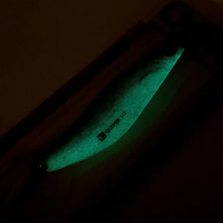 Luhr Jensen Quiver Glow Skeddrag, Glow, 14g, Mässing/Skum, #11283