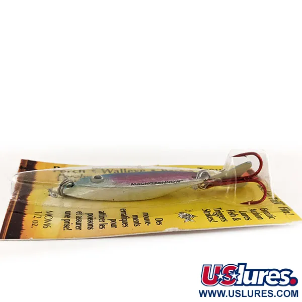 Northland Macho Minnow Jig-bete, Rainbow Fish, 14g, KickerTail, #11289